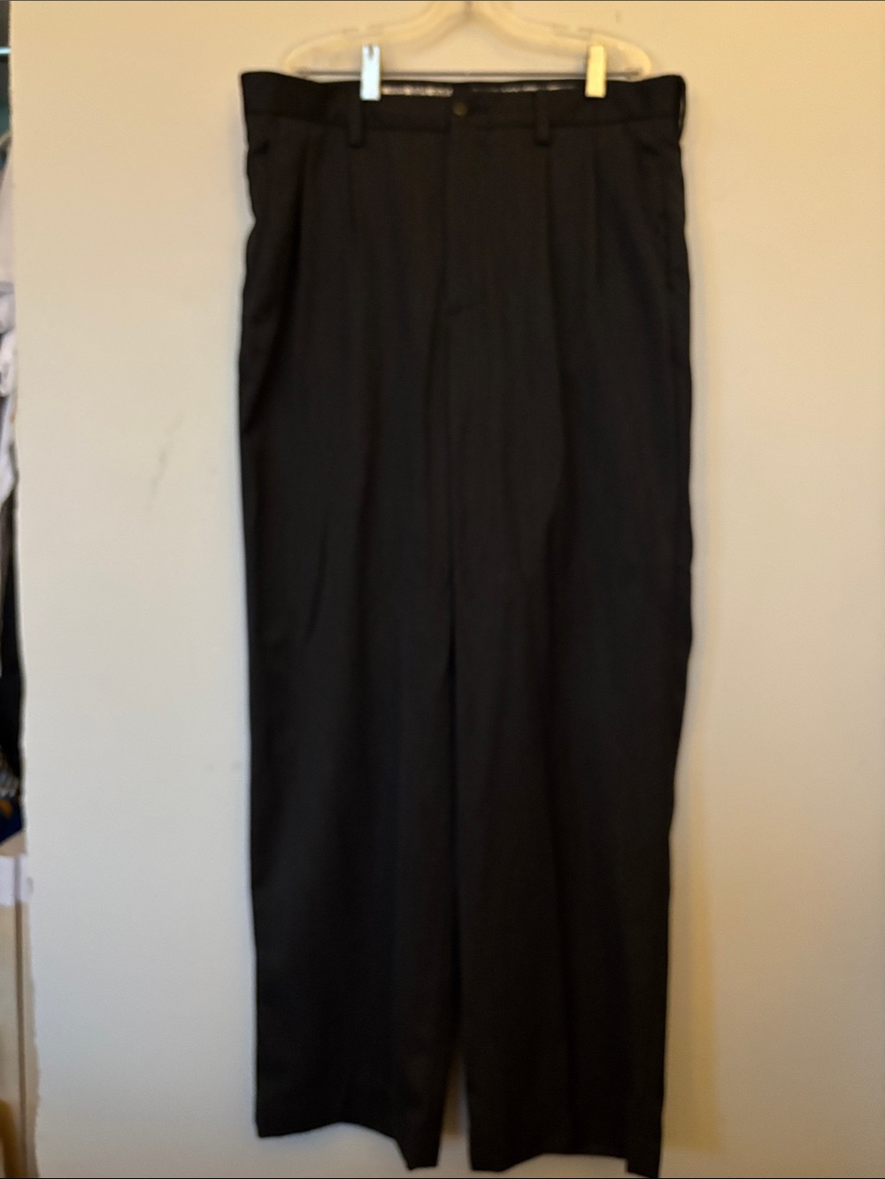 Denver Hayes Black Dress Slacks - Straight Leg